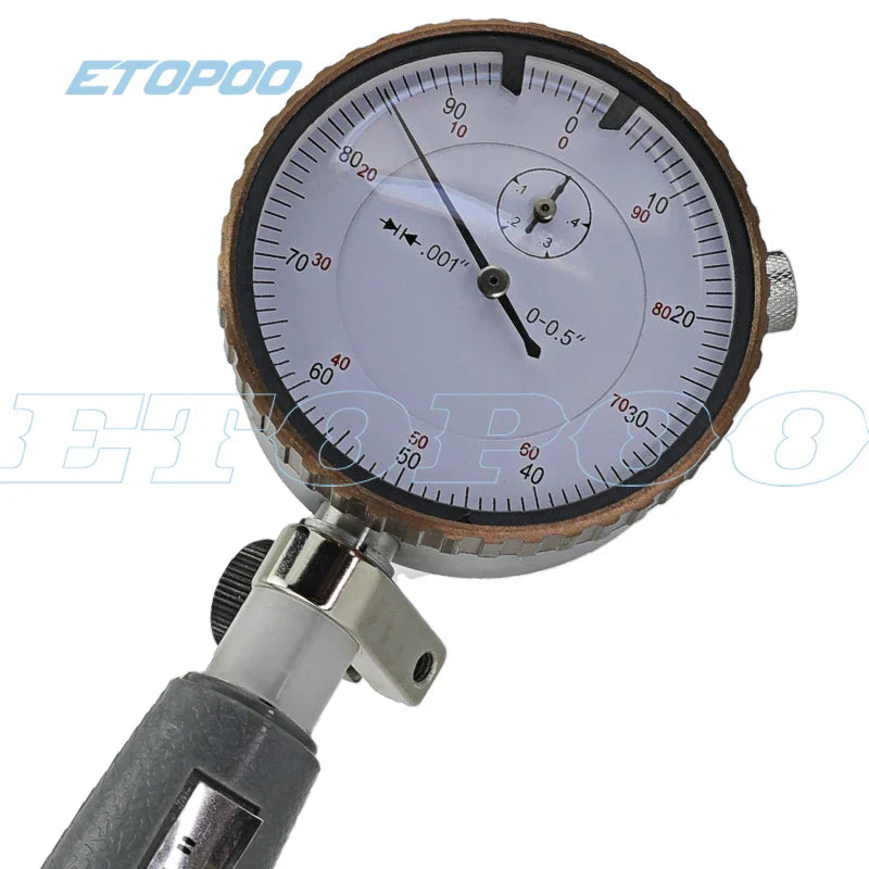 2" - 6" Dial Bore Indicator Gauge | 0.001" Deep Engine Hole Measurement, 50-160mm, 0.01mm Precision