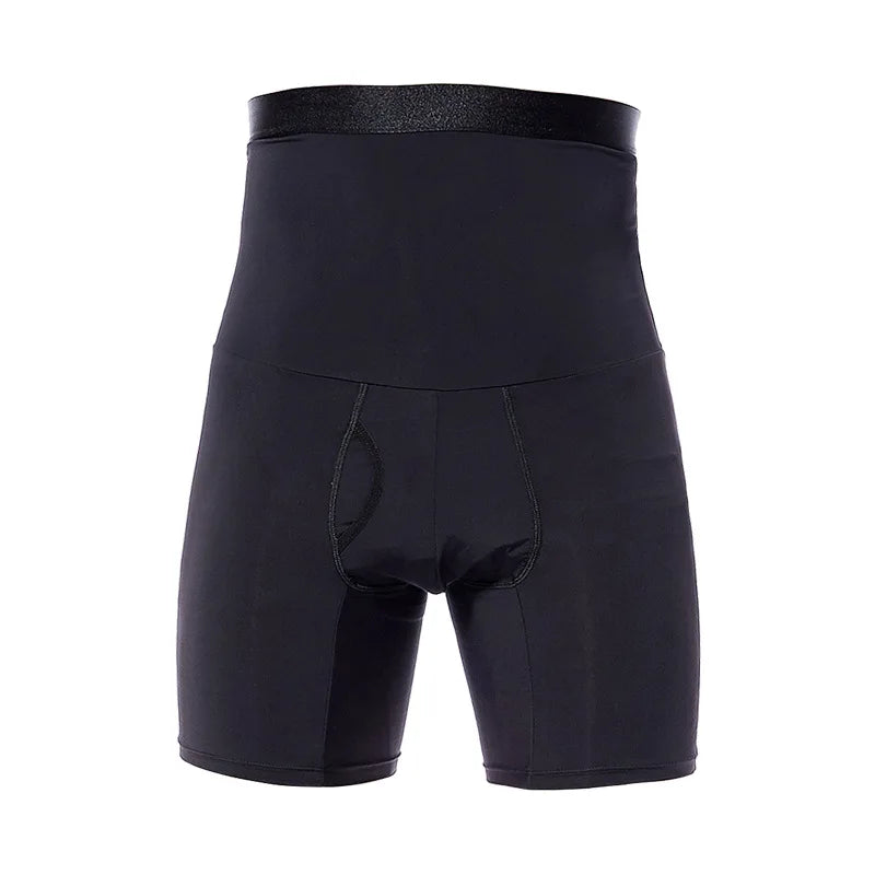 Men's Slimming Waist Trainer - High Waist Compression Body Shaper Underwear for Abdomen and Belly Control Shorts
