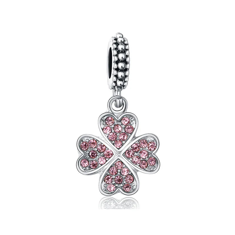 Original Alloy Bead Family Love Heart Pendant Charm - Mom & Dad DIY Jewelry for Pan Bracelets & Necklaces