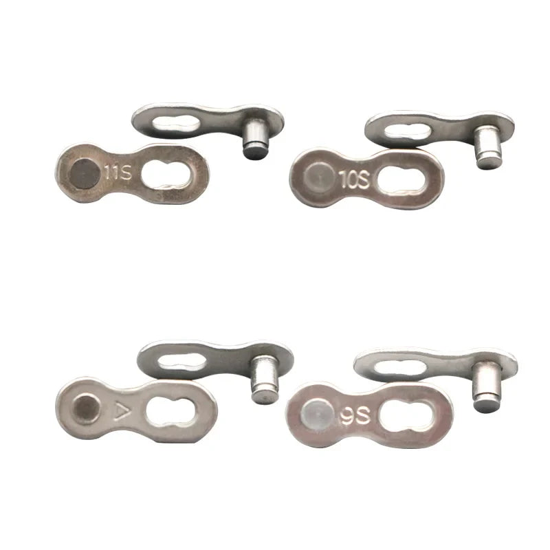 5 Pair Bicycle Chain Link Connectors — Quick Release Master Links for 6–12 Speed MTB Bikes