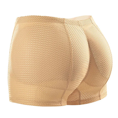 Wechery Hip Curve Builder Padding Panties – Butt Lifter Sexy Boyshorts Shapewear, Breathable Nude Control Underwear