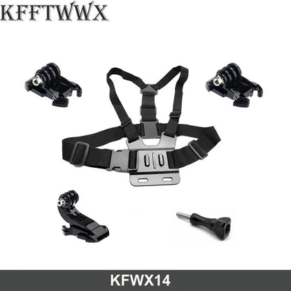 GoPro Accessories Kit — Strap, Tripod Mount & More for Hero 12–4, Yi 4K, SJ4000, EKEN H9, AKASO, DBPOWER Action Cameras