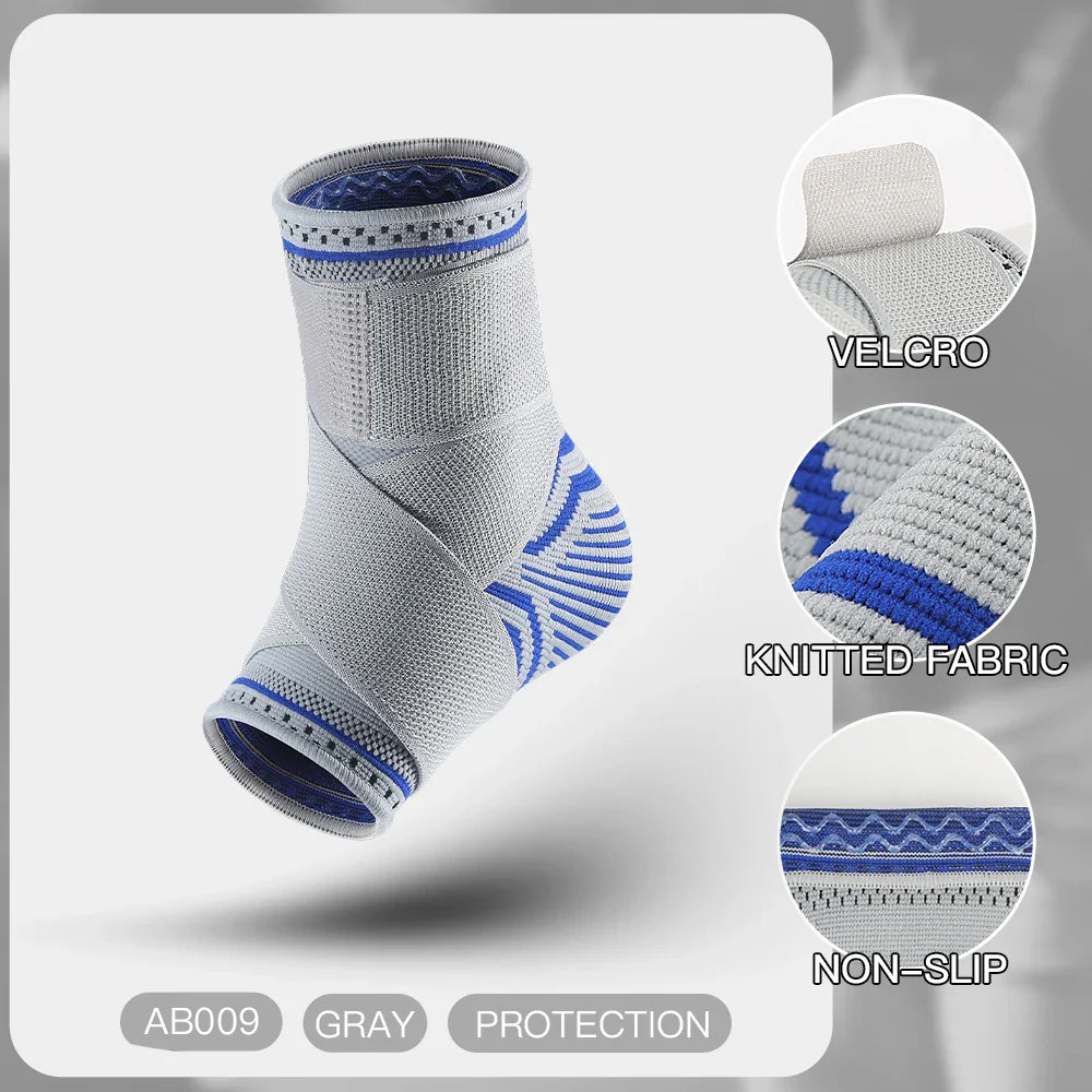 1/2 Pcs Breathable Ankle Support Compression Sleeve — Injury Recovery Joint Pain Sports Socks