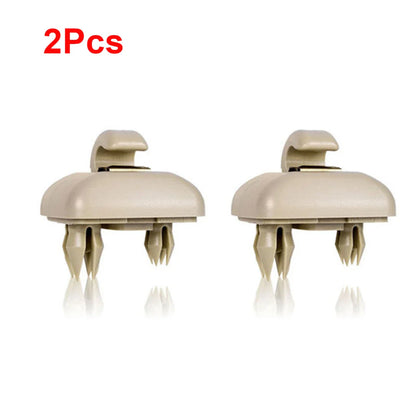 Audi Interior Sun Visor Hook Clip Replacement – 8E0857562A / 8U0857562 for A1 A3 A4 A5 A7 Q3 Q5 S4 S5 (Grey/Black/Beige)