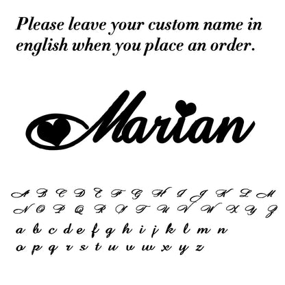 Sipuris Custom Name Necklace - Personalized Gold Stainless Steel Choker Jewelry Gift for Women & Men Wedding Style