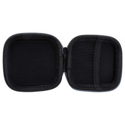 Leather USB Data Cable & Earphone Storage Bag – Mini Portable Zipper Headphone Case and Earbuds Pouch