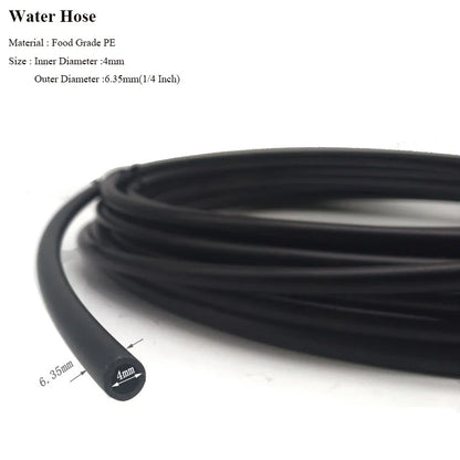 24V Quiet Misting Kit – Low Pressure Pump Spray System with Fog Nozzles for Dust Removal, Cooling & Humidification Watering System