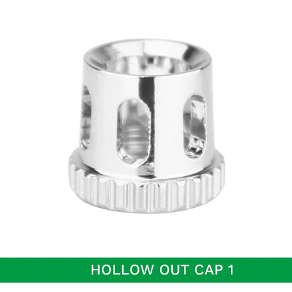 Airbrush Cover Caps – Crown, Tomahawk, Hollow Condensing & Spatter Fan Caps Accessory