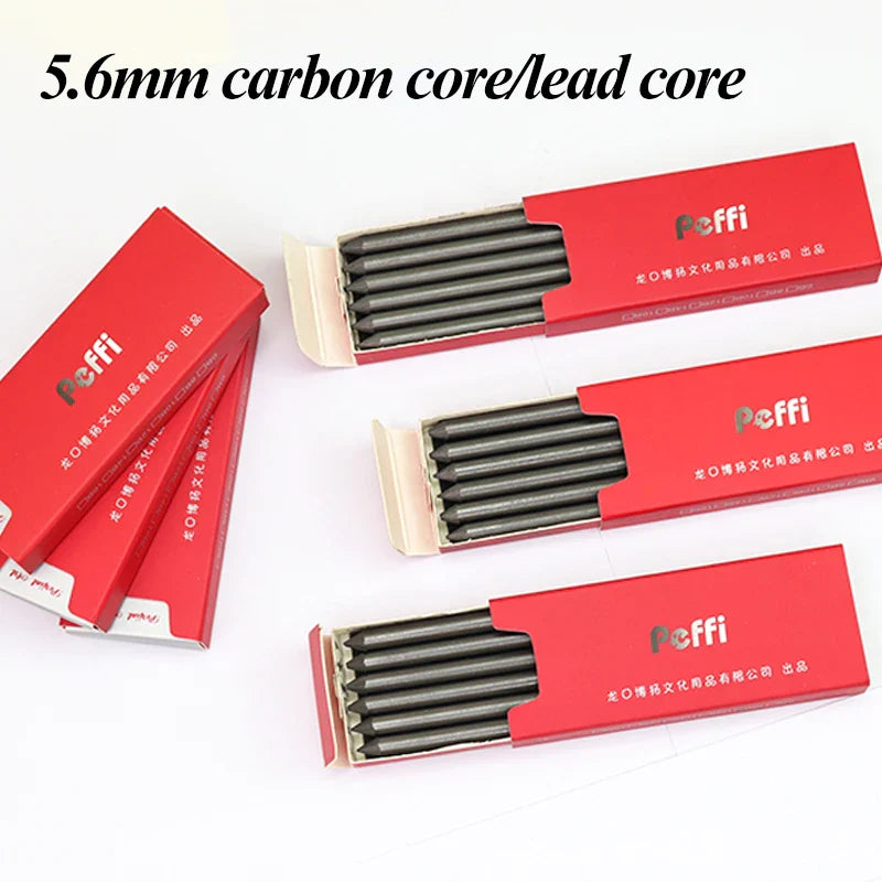 5.6mm Mechanical Pencils & Charcoal Graphite Leads – HB to 14B Soft, Medium, Hard Sketch Drawing Lead Core