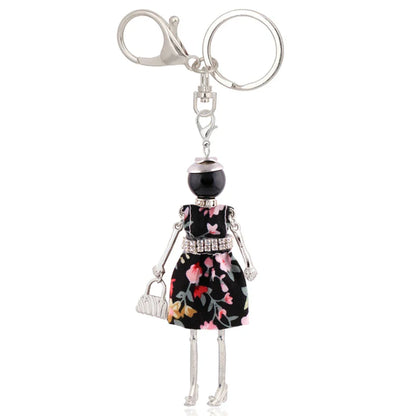 Trendy Women’s Metal Charm Keychain 2026 – Cute Statement Bag Pendant Jewelry Gift for Ladies