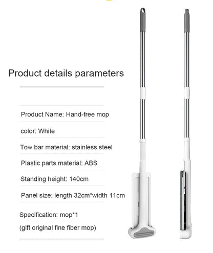 Mmagic 360° Rotation Spin Mop | Flat Mop Cleaner with Bucket for Easy Floor & Home Cleaning | Wash & Dry Mop System