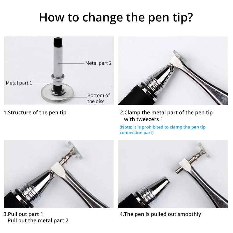 FONKEN Stylus Pen - Conductive Touch Head Tablet Pen, Replacement Accessories for Laptop and Screen Drawing