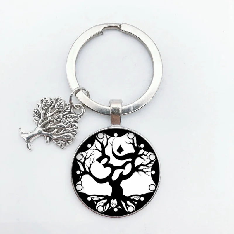 Tree of Life Keychain – Vintage Handmade Fashion Key Ring Jewelry Gift for Men & Women Party & Everyday Use Accessories