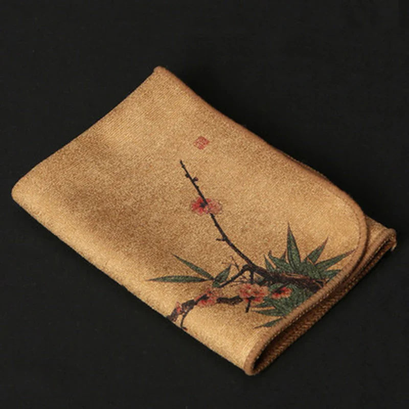 Absorbent Cotton Tea Towel – Thickened Household Kitchen Cleaning Cloth for Dishes & Table