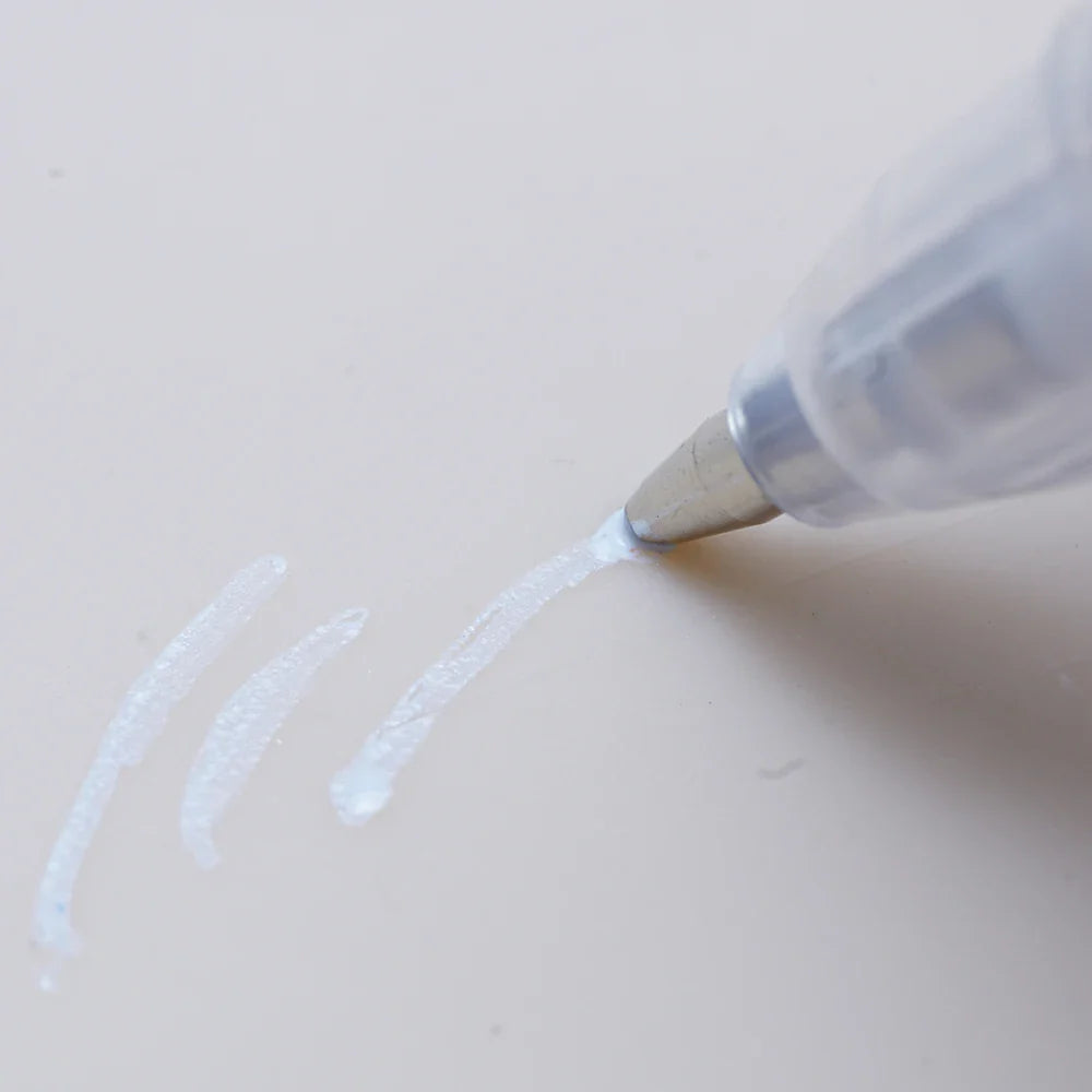 2PCS Eyebrow Marker Pens — Microblading & Permanent Makeup Surgical Skin Tattoo Accessories White Scribe Tools