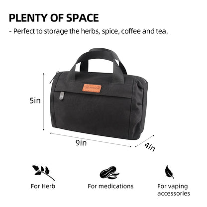 FIREDOG Smell Proof Large Case Carbon Lined Odor Proof Storage Bag