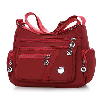 Yogodlns Oxford Waterproof Shoulder Bag – Women’s Casual Crossbody, Large Capacity Multifunction Messenger & Shopping Handbag