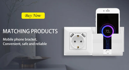 Herepow 118 Series Dual USB Wall Socket - Thailand & American Standard Smart Plug Adapter with Type-C 3.1A Fast Charging