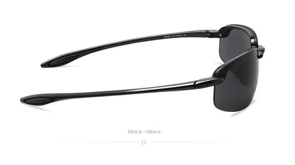 JULI Sports Sunglasses – TR90 Rimless Frame, UV400 Protection for Men & Women, Ideal for Cycling, Running, Fishing, Baseball, and Driving, Model 8001