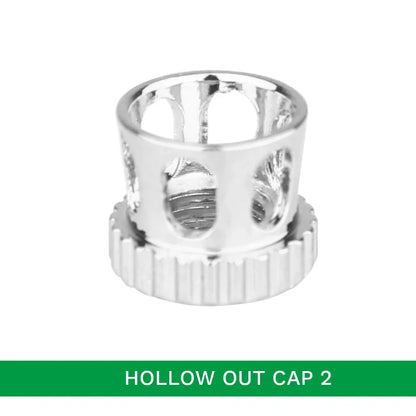 Airbrush Cover Caps – Crown, Tomahawk, Hollow Condensing & Spatter Fan Caps Accessory
