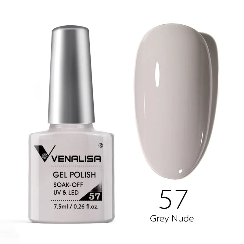 VENALISA 7.5ml HEMA-Free Nail Gel Polish – VIP4 Semi-Permanent Soak-Off UV/LED Gel Varnish, Full Coverage Nail Lacquer