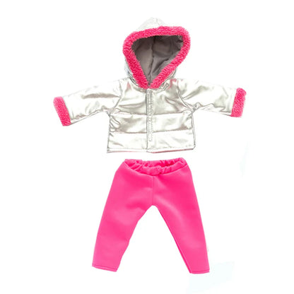 18-Inch Girl Doll Winter Coat – Jacket Outfit for 43cm Newborn Baby Dolls
