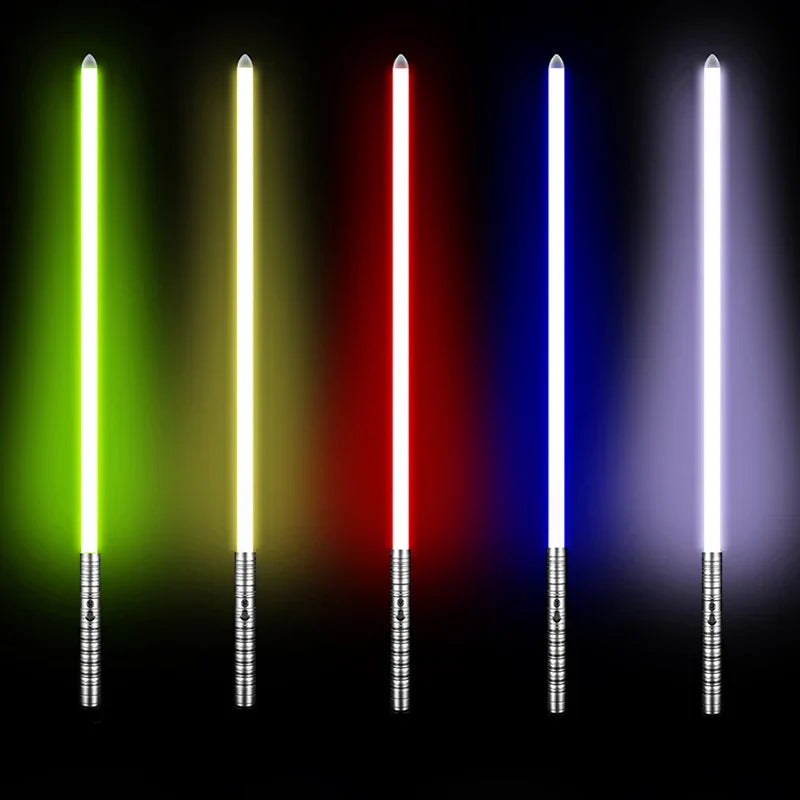 RGB Metal Lightsaber Toy - Laser Sword with Light and Sound Effects, Durable Kpop Lightstick for Play and Display