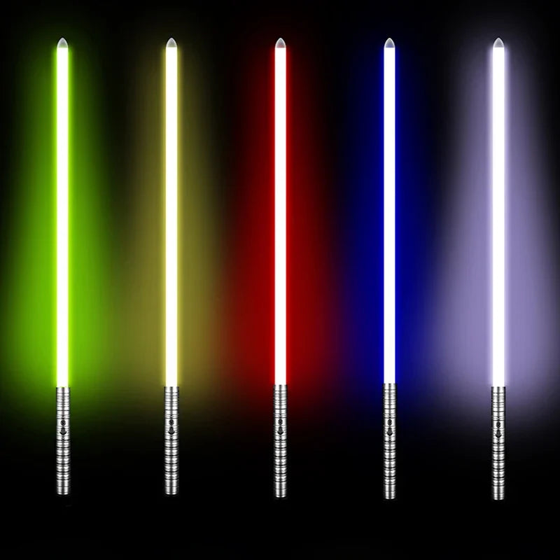 RGB Metal Lightsaber Toy - LED Light Sword with Colorful Effects for Kids, Kpop Fans & Collectible Fun