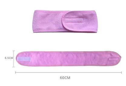 Adjustable Wide Headband for Women – Yoga, Spa, Bath, Shower, and Makeup Face Wash Cosmetic Hairband, Ladies Makeup Accessories
