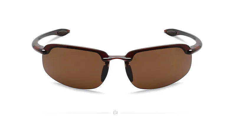JULI Sports Sunglasses – TR90 Rimless Frame, UV400 Protection for Men & Women, Ideal for Cycling, Running, Fishing, Baseball, and Driving, Model 8001