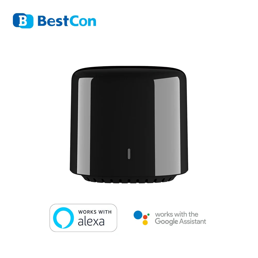 BroadLink RM4 BestCon RM4C Mini Wi-Fi Smart Remote – Voice Control with Google Home & Alexa Smart Hub