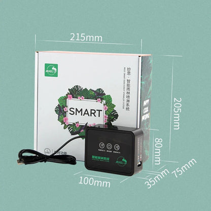 Intelligent Spray System for Reptiles – Mist Rainforest Tank Kit with Electronic Timer, Fogger & Humidifier for Terrariums