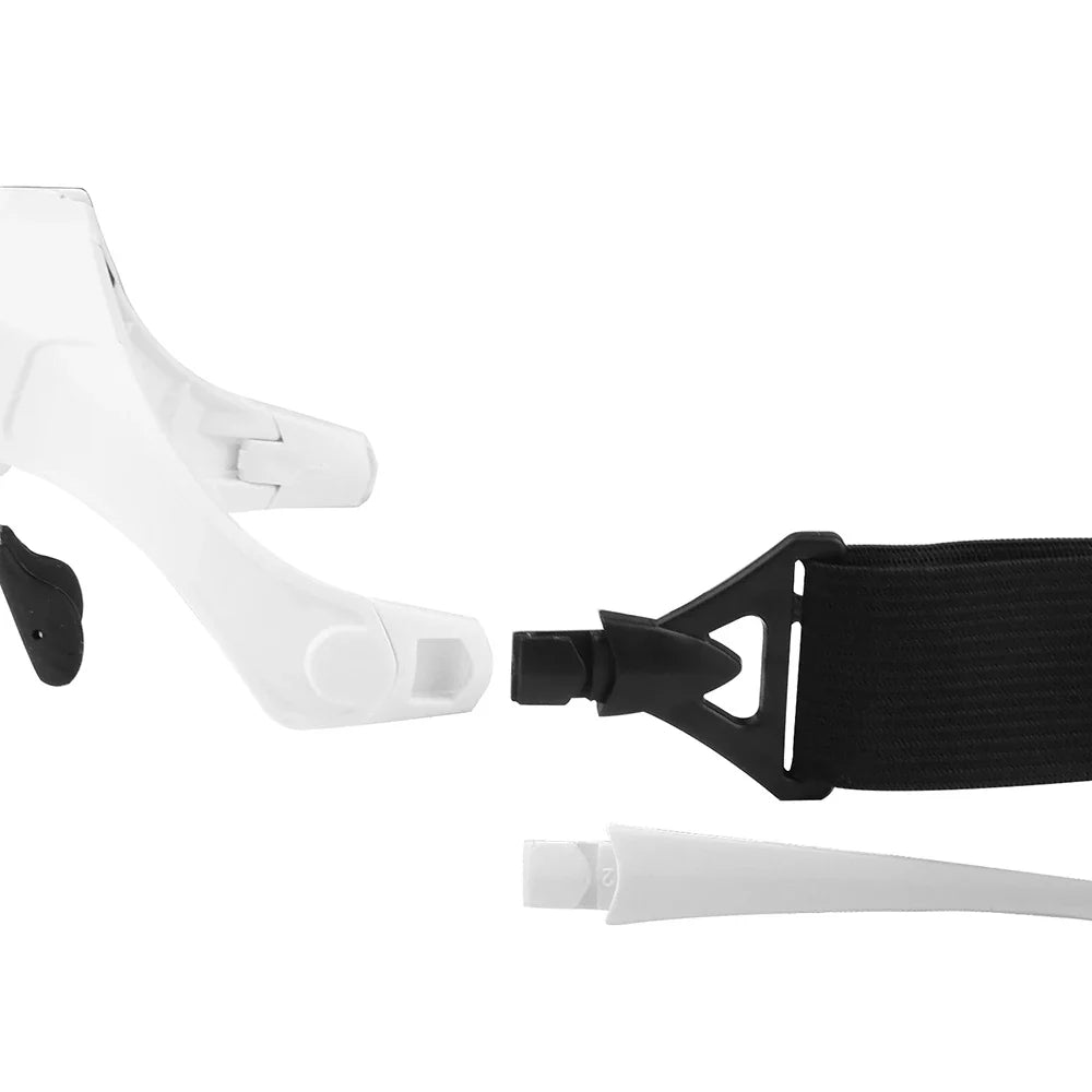 Adjustable Illuminated Magnifying Glass – 1.0X–3.5X Loupe with 2 Lights for Reading & Detail Work