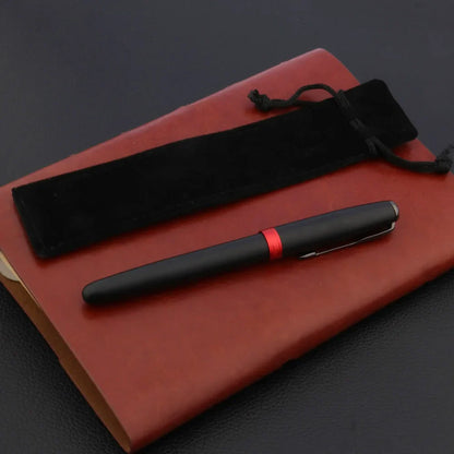 Luxury JINHAO 75 Fountain Pen – Checkered Design with Ash Feather Arrow, Tungsten Steel Black Nib for Office & School
