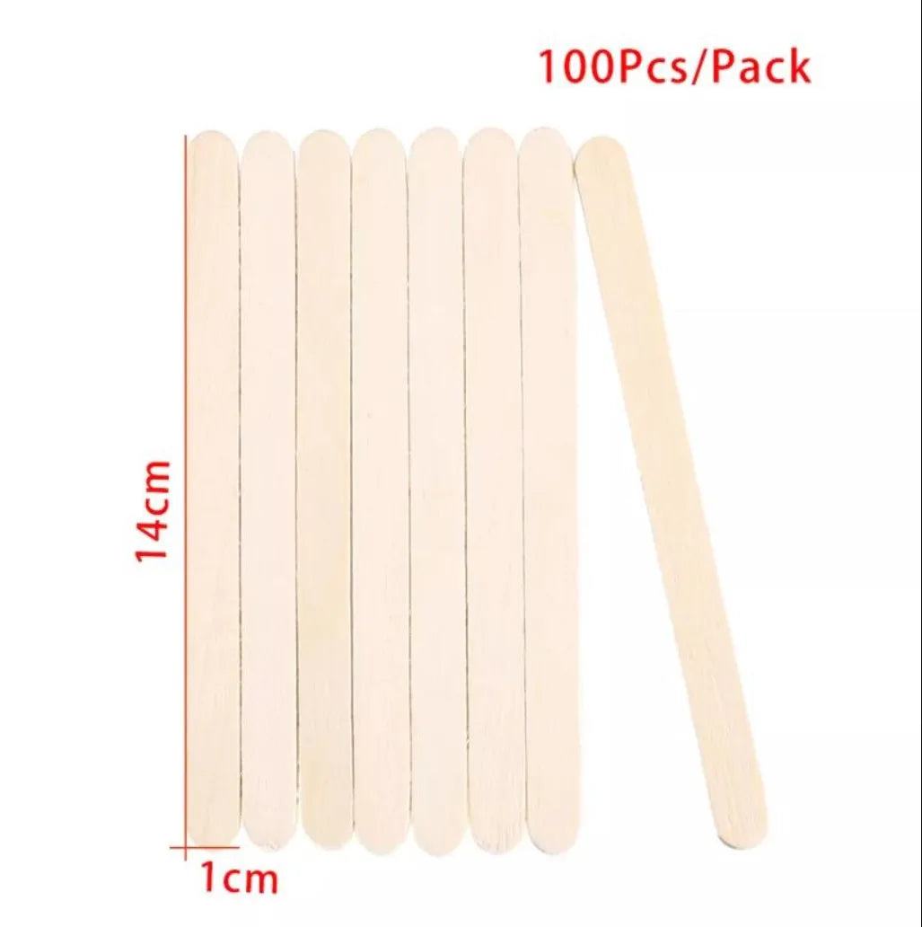 50/100/150PCS Resin Stirring & Popsicle Sticks – DIY Epoxy, Ice Cream, Wood Craft Tools