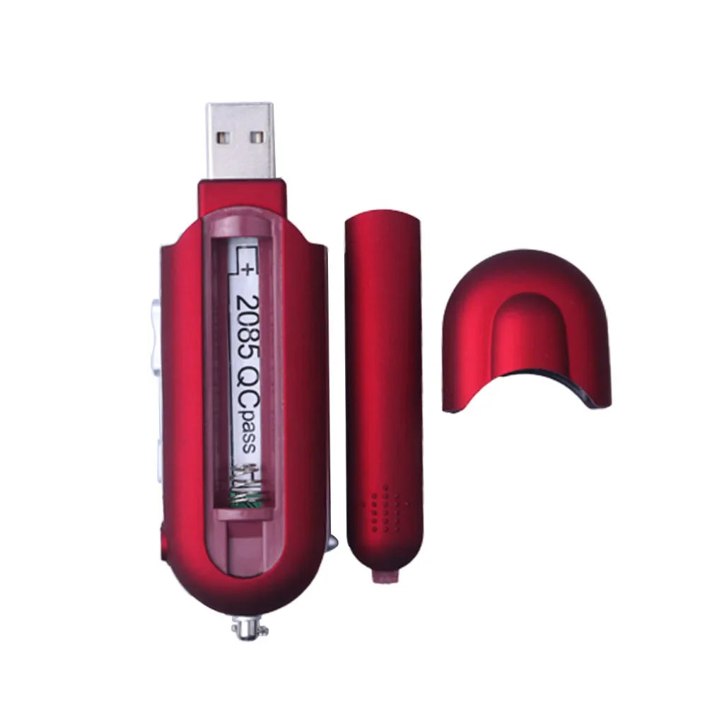 Mini USB MP3 Player with LCD Screen – USB 2.0 Music Player with FM Radio Function & Flash Drive Design