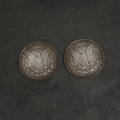 Steel Morgan Dollar Coin (3.8cm) – Magic Trick Prop for Appearing & Disappearing Coin Performances
