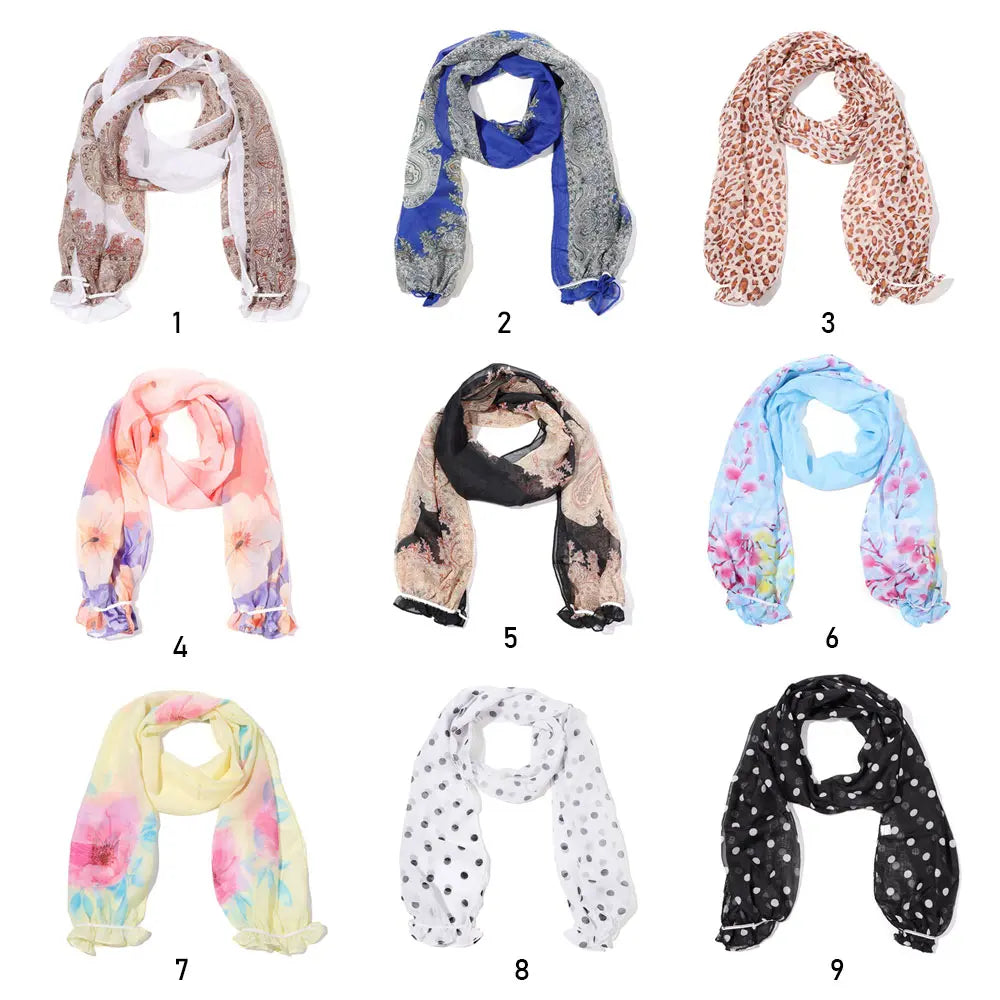 Women's Summer Anti-UV Chiffon Arm Protection Sleeve - Cool Thin Shawl for Outdoor Driving/Cycling - Sun Protection Clothing Accessory