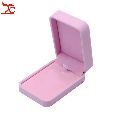 Red Velvet Wedding Jewelry Storage Box – Ring, Earrings, Necklace & Bracelet Organizer Gift Case