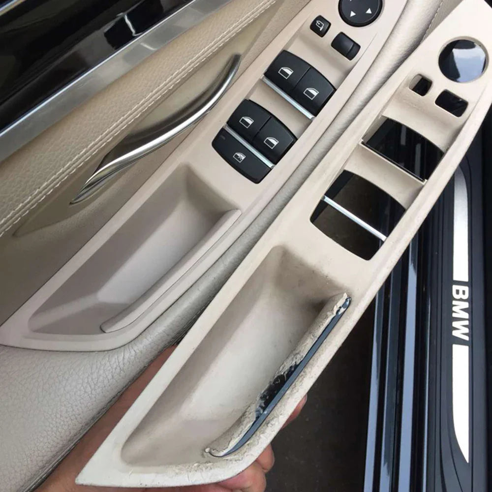 LHD/RHD Car Interior Door Armrest Handle Set | Beige, Black, Brown, Oyster for BMW 5 Series F10 F11 523i-530i