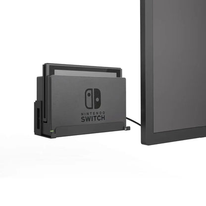 Monzlteck Wall Mount for Nintendo Switch – Original & OLED Dock Holder, Metal Gaming Accessory for TV Setup