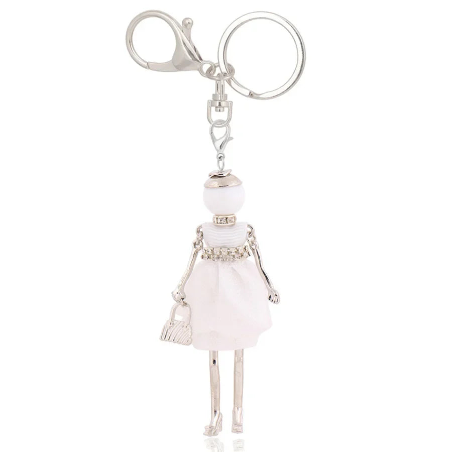 Trendy Women’s Metal Charm Keychain 2026 – Cute Statement Bag Pendant Jewelry Gift for Ladies