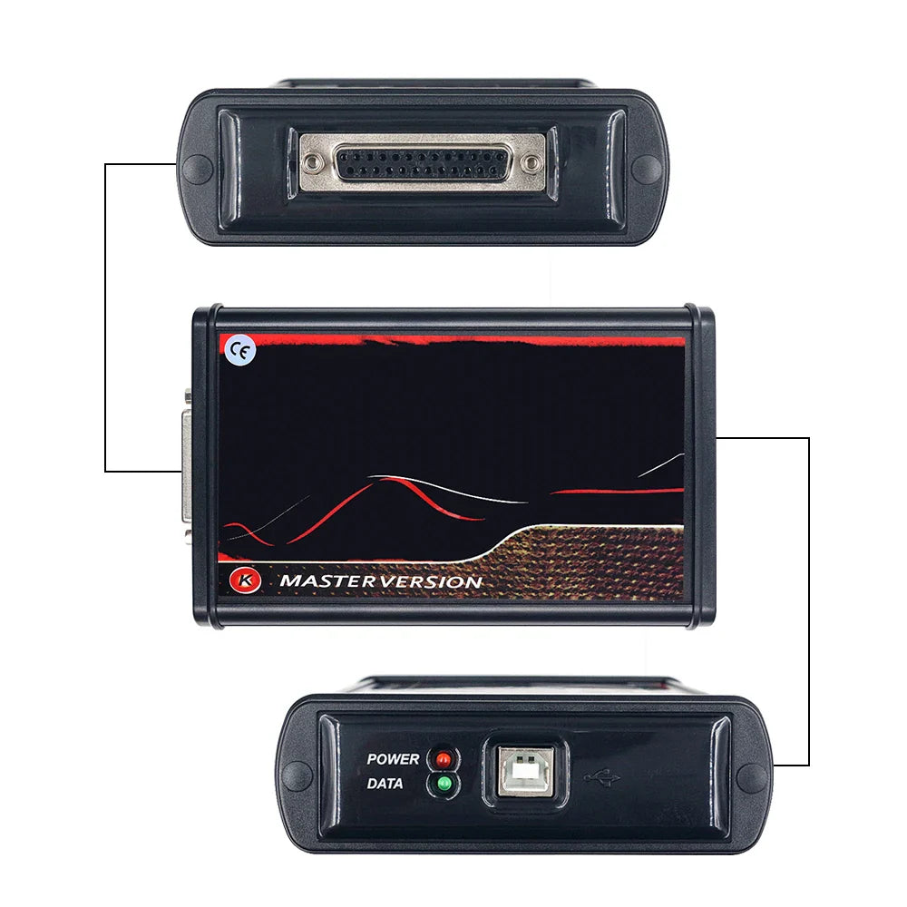 Online Unlimited KESS 2.80 EU Red & KTAG V7.020 OBD2 ECU Chip Tuning Tools – 4 LED Programmer with Version 5.017 Software