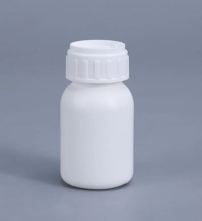 Empty Fluorinated Plastic Bottle with Tamper-Evident Cap — Leakproof Refillable Liquid Container 50ml-1000ml