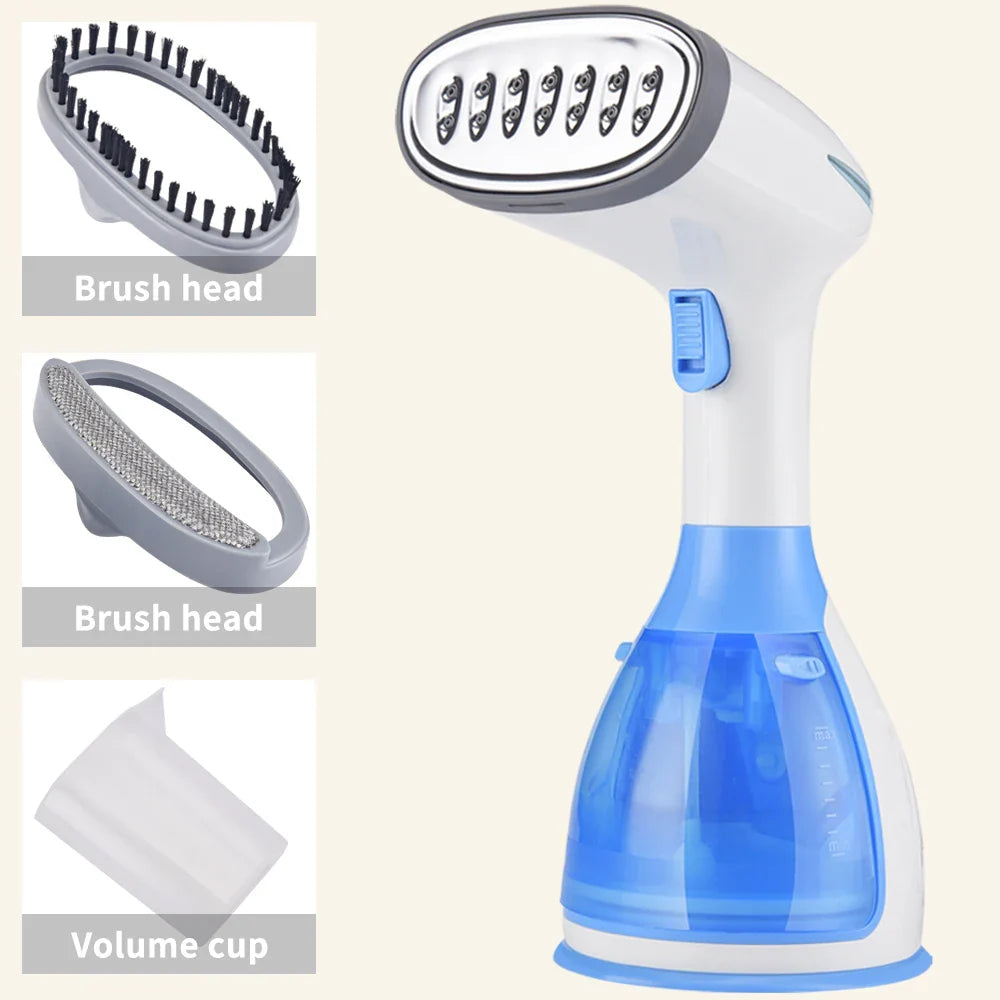 saengQ Handheld Garment Steamer – 1500W Electric Fabric Steamer, 280ml Portable Fast-Heat Vertical Steam Iron for Clothes