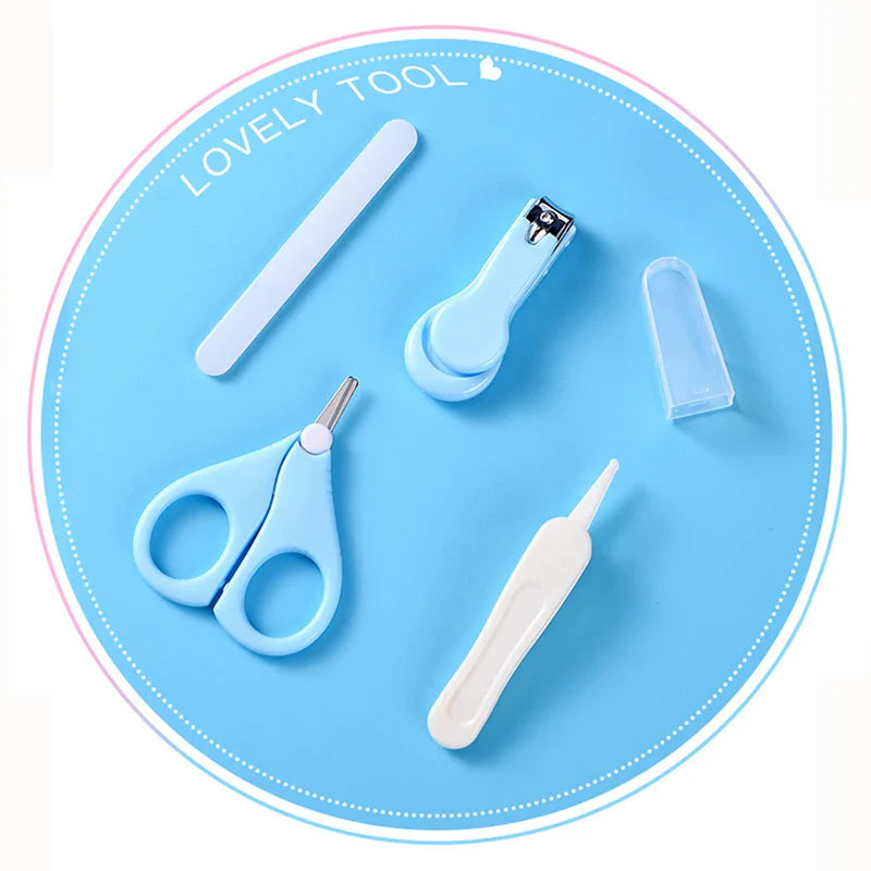Baby Grooming & Health Care Kit – Multi-Piece Newborn Hygiene Set with Nail Cutter, Scissors & Cleaning Tools for Infant Care