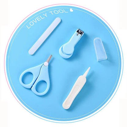 Baby Grooming & Health Care Kit – Multi-Piece Newborn Hygiene Set with Nail Cutter, Scissors & Cleaning Tools for Infant Care