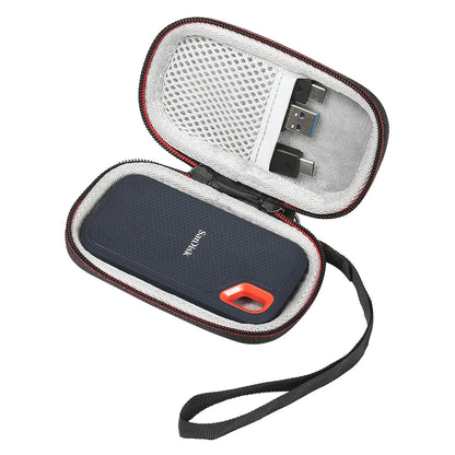 SanDisk Extreme Portable SSD Carrying Case - Hard Storage Bag for PSSD/E30/E60/E61 Models, 250GB to 2TB (Case Only)