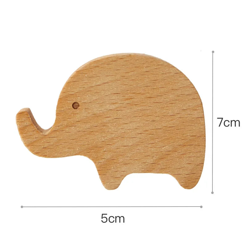 Wooden Drawer & Wall Hooks — Animal Keychain, Coat & Wardrobe Hanger, Cute Home & Kitchen Decor Accessory