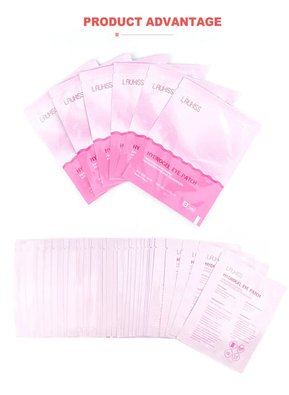 50/200/500 Eyelash Extension Patches — Style Under Eye Pads & Stickers for Grafted Lashes